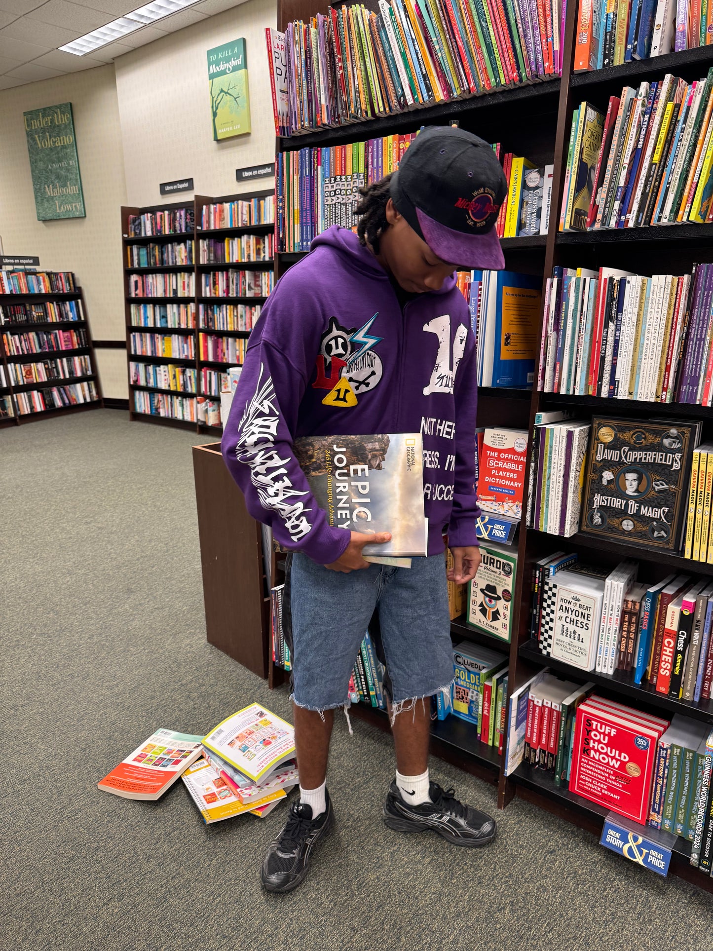 PURPLE NOUX PATCH HOODIE