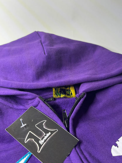 NOUX PURPLE PATCH HOODIE