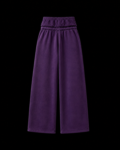 PURPLE TAYLORPORT SWEATS