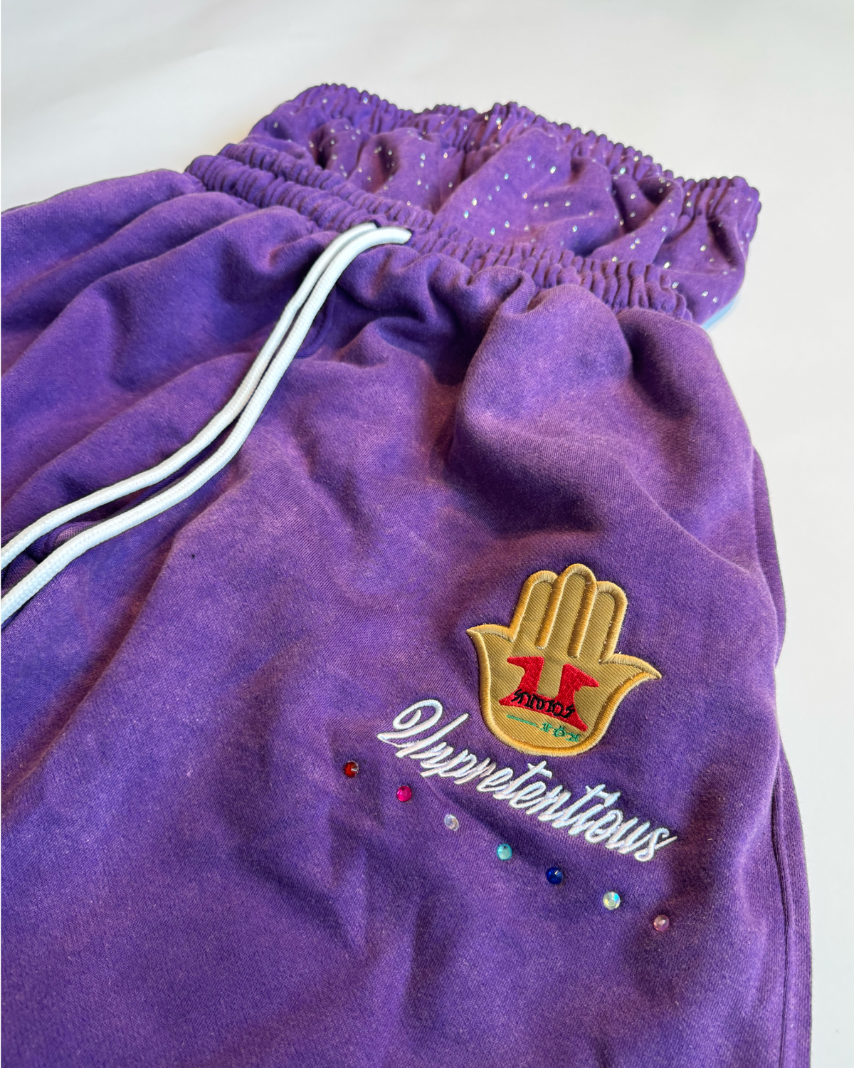 PURPLE TAYLORPORT SHORTS
